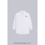 Kickers camisa vestido branco V24TH1049 unissex