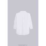 Kickers camisa vestido branco V24TH1049 unissex - Image 4
