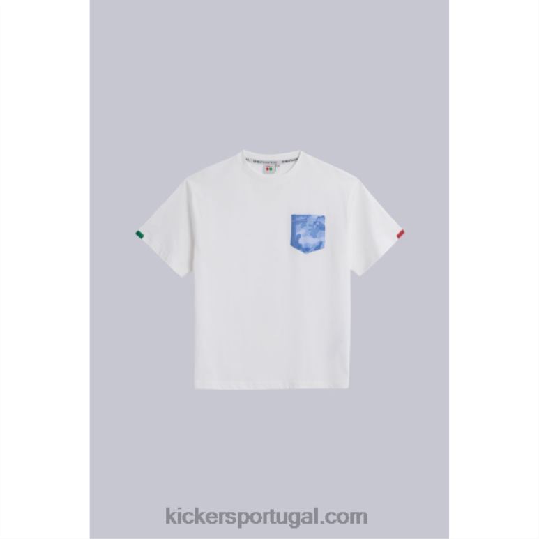 kickers_camiseta_de_bolso_bege_v24th1061_unissex.jpg Kickers camiseta de bolso bege V24TH1061 unissex - Image 1