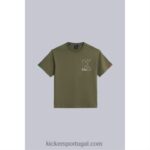 Kickers camiseta grande k cáqui V24TH1034 unissex