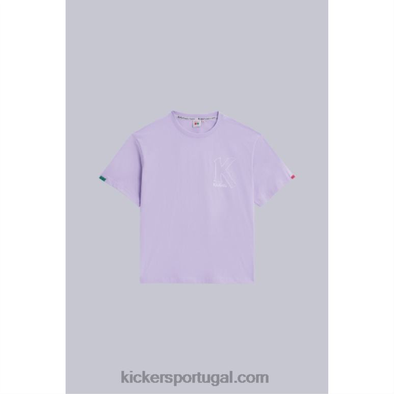 kickers_camiseta_grande_k_roxa_v24th1033_unissex.jpg Kickers camiseta grande k roxa V24TH1033 unissex - Image 1