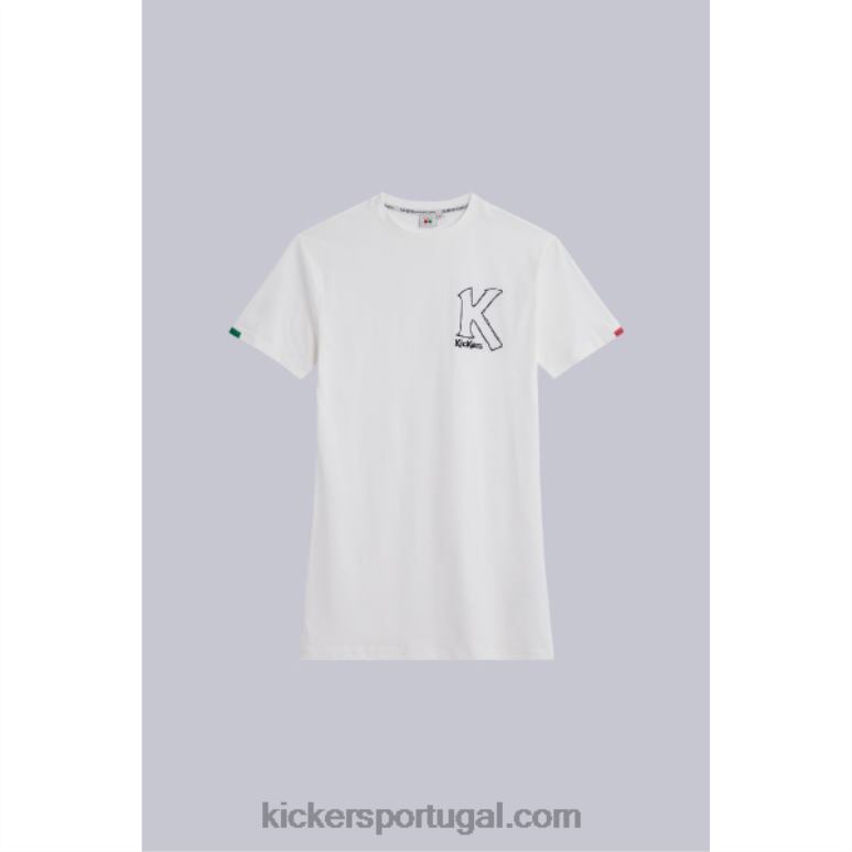 kickers_camiseta_vestido_bege_v24th1054_unissex.jpg Kickers camiseta vestido bege V24TH1054 unissex - Image 1
