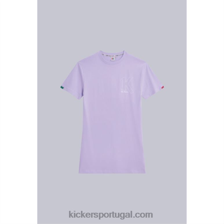 kickers_camiseta_vestido_roxo_v24th1055_unissex.jpg Kickers camiseta vestido roxo V24TH1055 unissex - Image 1