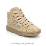 Kickers champanhe lowell V24TH998 crianças