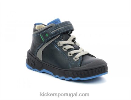 Kickers chutar a marinha adolescente V24TH981 crianças