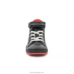 Kickers chutar adolescente preto brilhante V24TH972 crianças - Image 6