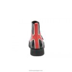 Kickers chutar fabuloso preto vermelho V24TH219 mulheres - Image 4