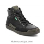 Kickers chutar khkai preto tripartido V24TH326 homens