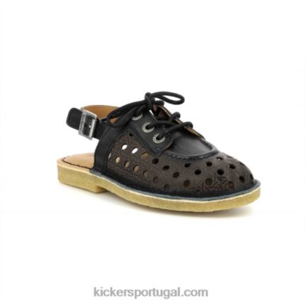 Kickers chutar lella black V24TH123 mulheres