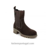 Kickers chutar marrom feliz V24TH213 mulheres