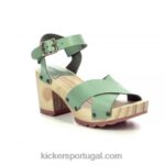 Kickers chutar menta verde sábio V24TH3 mulheres