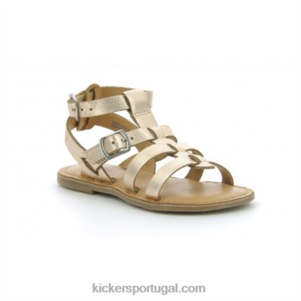 Kickers chutar ouro rosa atordoado V24TH712 crianças