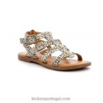 Kickers chutar pônei branco atordoado V24TH671 crianças