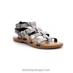 Kickers chutar prata atordoada V24TH713 crianças