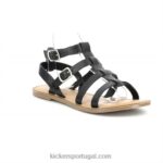 Kickers chutar preto atordoado V24TH78 mulheres