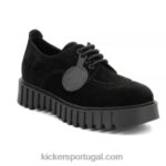 Kickers chutar preto famoso V24TH139 mulheres