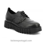 Kickers chutar preto famoso V24TH143 mulheres