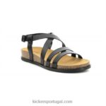 Kickers chute alice preta V24TH18 mulheres