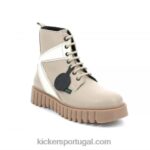 Kickers chute fabuloso bege V24TH211 mulheres