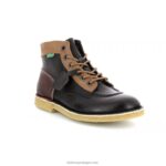 Kickers chute lenda preto camelo marrom V24TH277 mulheres - Image 2