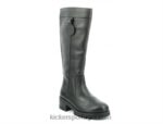 Kickers chute mais alto preto V24TH220 mulheres