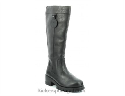 Kickers chute mais alto preto V24TH220 mulheres