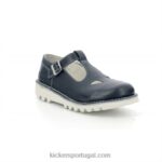 Kickers chute mary jane azul V24TH134 mulheres