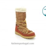 Kickers chute neosnow camel rouille V24TH212 mulheres
