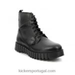 Kickers chute preto fabuloso V24TH356 homens