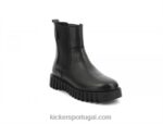 Kickers chute preto favorito V24TH235 mulheres
