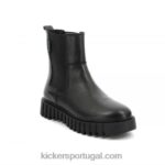 Kickers chute preto favorito V24TH235 mulheres