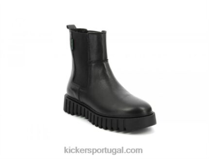 Kickers chute preto favorito V24TH235 mulheres