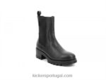 Kickers chute preto feliz V24TH236 mulheres