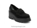 Kickers chute preto selvagem V24TH182 mulheres