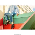 Kickers chute totalmente marinho V24TH331 homens - Image 7