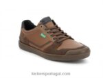 Kickers chute trigolo camelo conhaque marinha V24TH318 homens