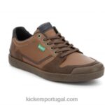 Kickers chute trigolo camelo conhaque marinha V24TH318 homens
