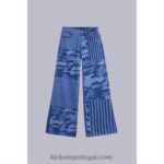 Kickers cintura alta azul V24TH1030 unissex