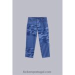 Kickers cintura alta azul V24TH1031 unissex