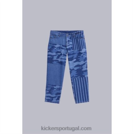 Kickers cintura alta azul V24TH1031 unissex