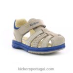 Kickers cinza platinado azul V24TH707 crianças