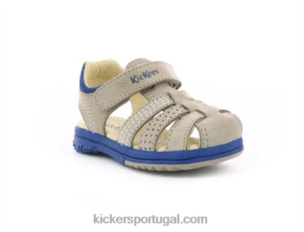 Kickers cinza platinado azul V24TH707 crianças