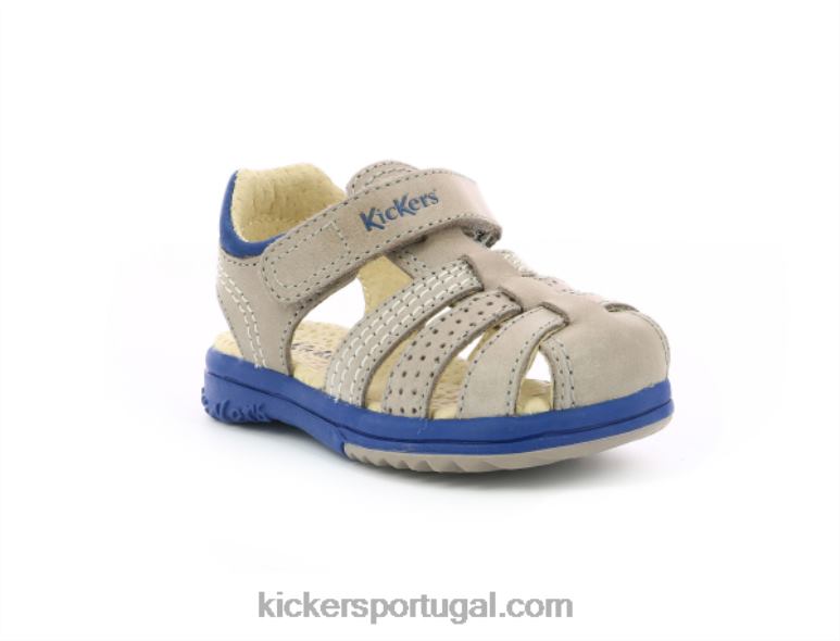 kickers_cinza_platinado_azul_v24th707_criancas.jpg Kickers cinza platinado azul V24TH707 crianças - Image 1