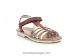 Kickers cosmético marrom V24TH483 crianças
