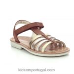 Kickers cosmético marrom V24TH483 crianças