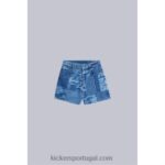 Kickers curto azul V24TH1051 unissex