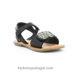 Kickers diago preto cinza V24TH738 crianças