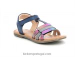 Kickers diamante azul escuro metalizado V24TH400 crianças