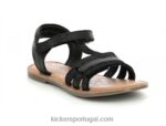 Kickers diamante preto brilhante V24TH499 crianças