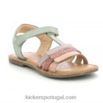 Kickers diamante verde claro rosa roxo V24TH425 crianças